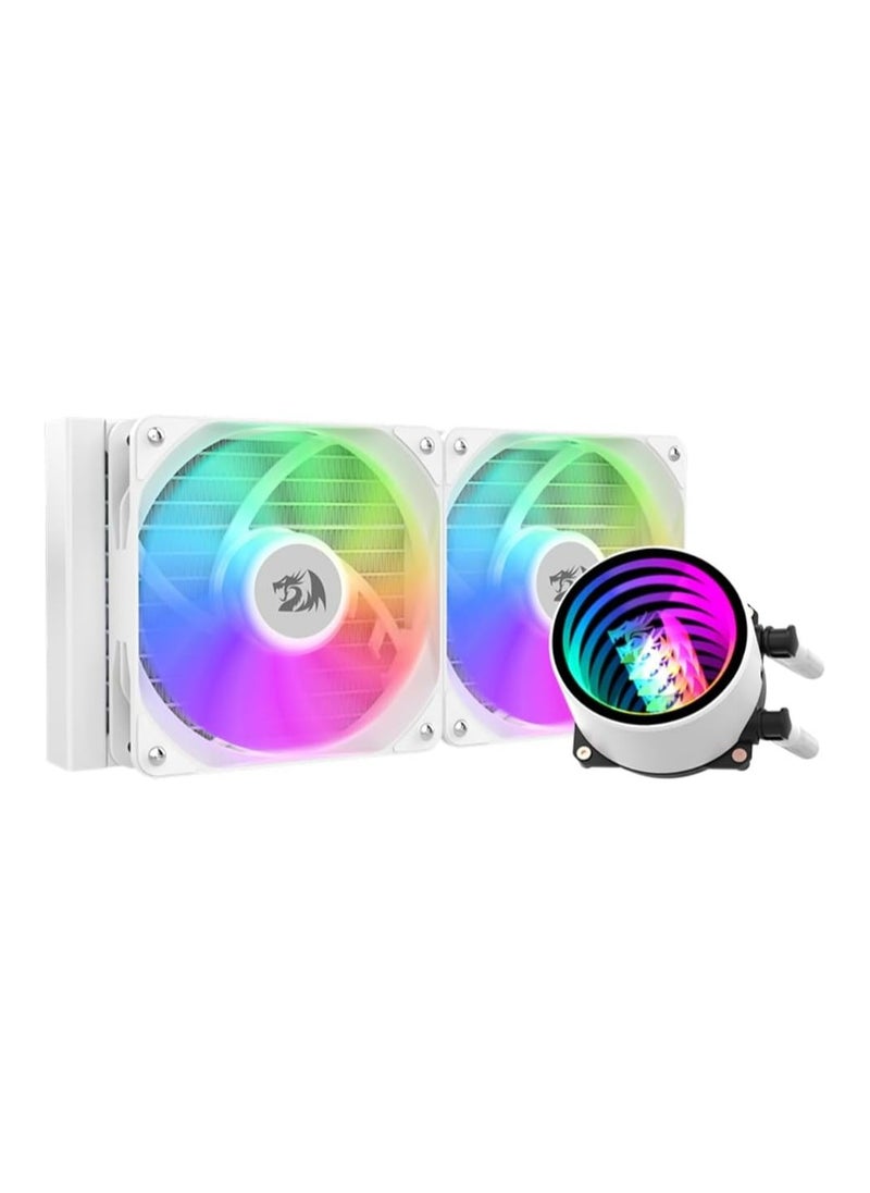 REDRAGON Redragon Water Cooler Gamer CCW-3011 ARGB 240mm - White  - Image 3