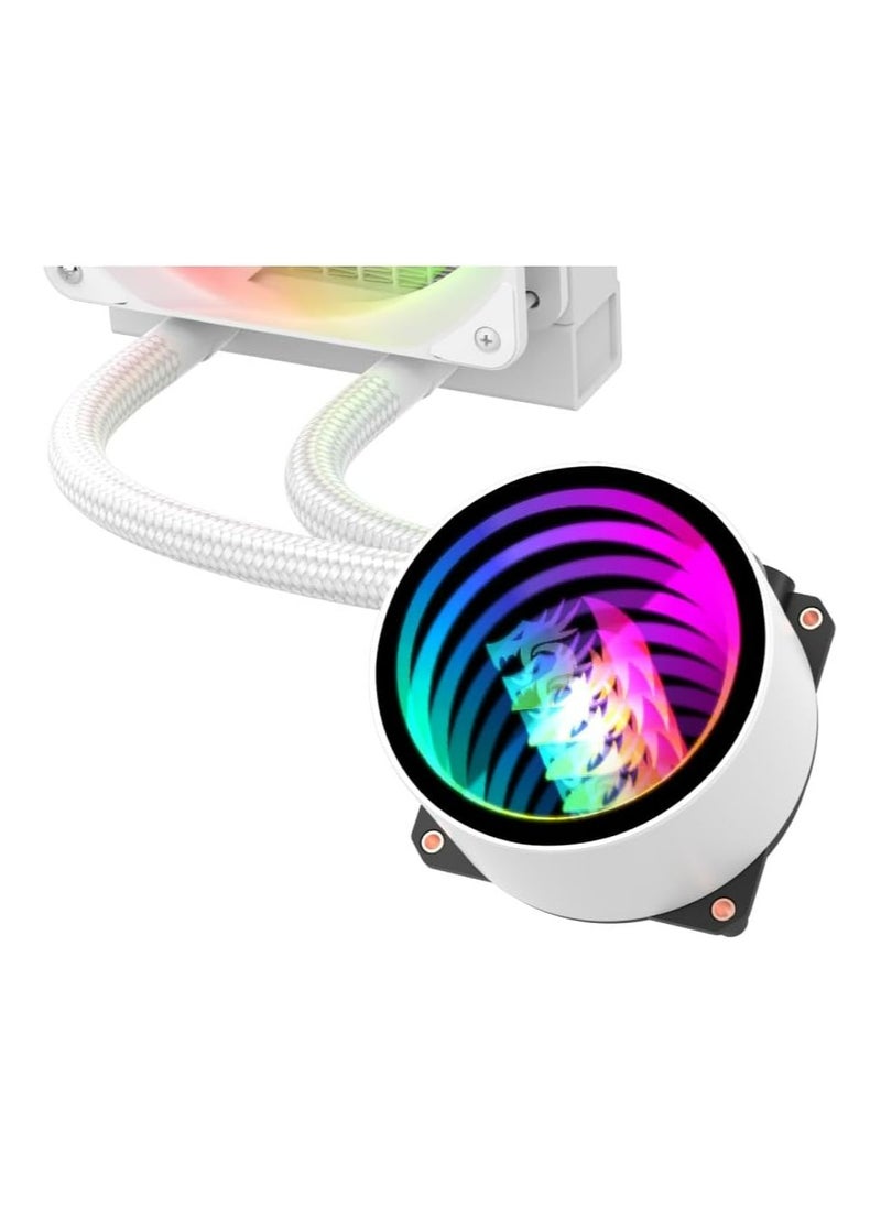 REDRAGON Redragon Water Cooler Gamer CCW-3011 ARGB 240mm - White  - Image 4