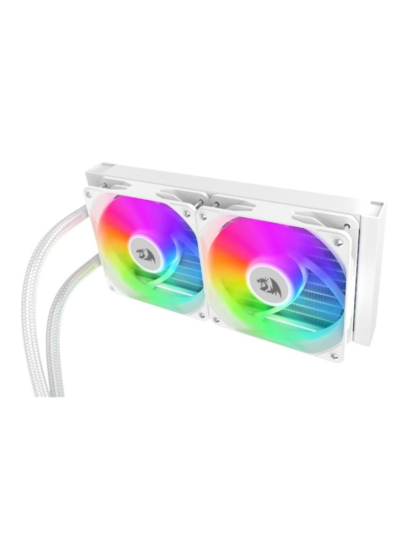 REDRAGON Redragon Water Cooler Gamer CCW-3011 ARGB 240mm - White  - Image 2