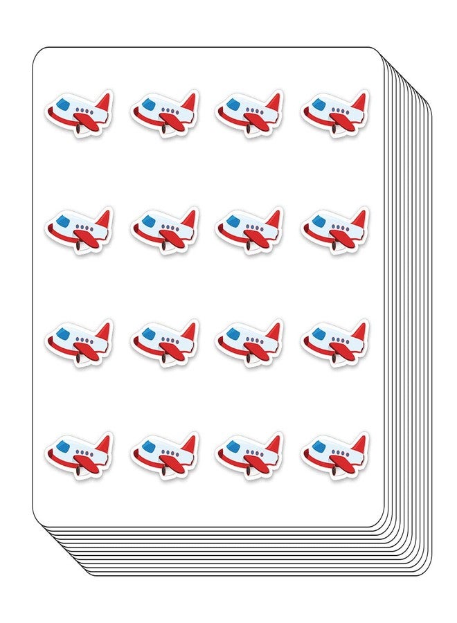 GUVSPTI Airplane Planner Stickers, 0.5in Scrapbooking Kids DIY Calendar Crafting 208-Pack - Image 1