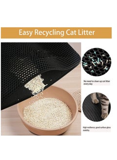 XiuWoo Double Layer Design Waterproof Sand Cat Litter Mat  - Image 2