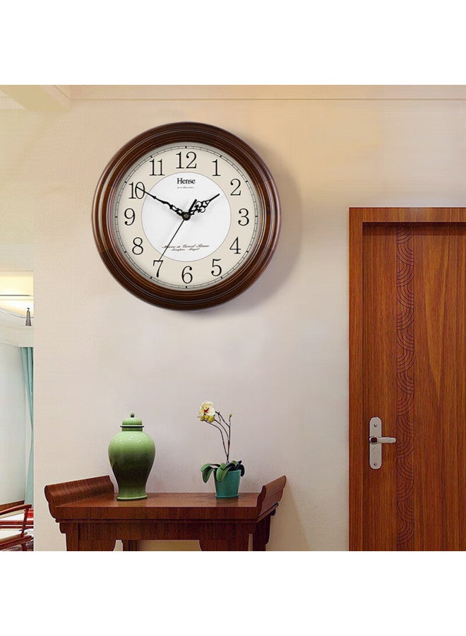 Hense Living Room Wall Clock Office Clock European Style Wall Clock Fashion Creative Home Quartz Clock Hw13b 32cm - Image 2