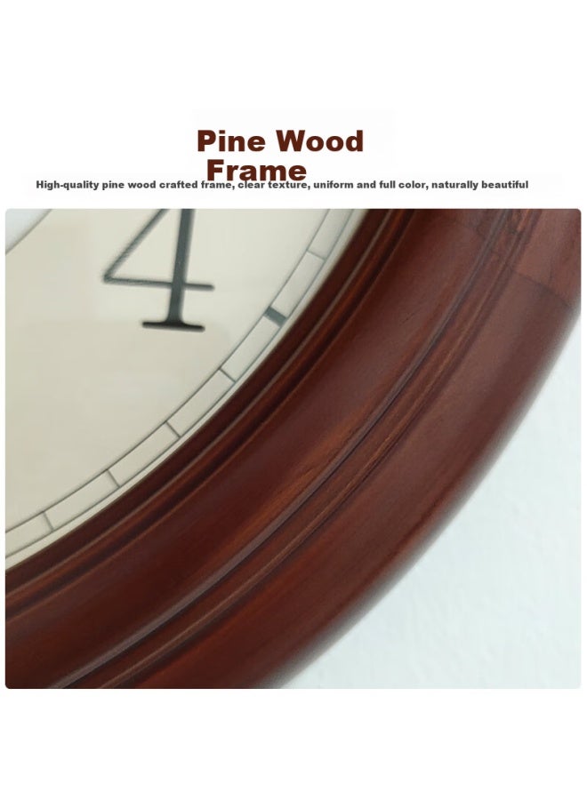 Hense Living Room Wall Clock Office Clock European Style Wall Clock Fashion Creative Home Quartz Clock Hw13b 32cm - Image 4