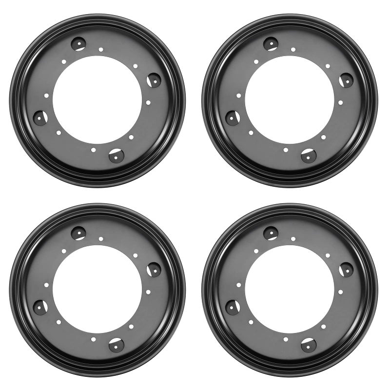 SEHOI SEHOI 4 Pack 9 Inch Black Lazy Susan Hardware 360Rotating Swivel Plate with 220 lbs Load Capacity Thick Ball Bearings Turntable Lazy Susan Base for Rotating Table Display Plate Serving Tray 