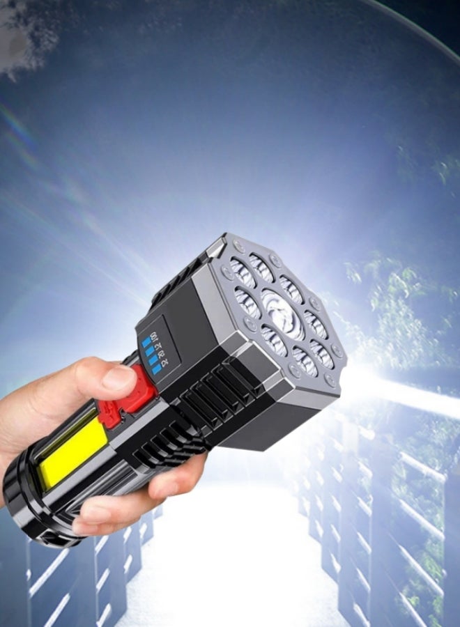 High lumen 9 core wick high brightness flashlight - Image 4