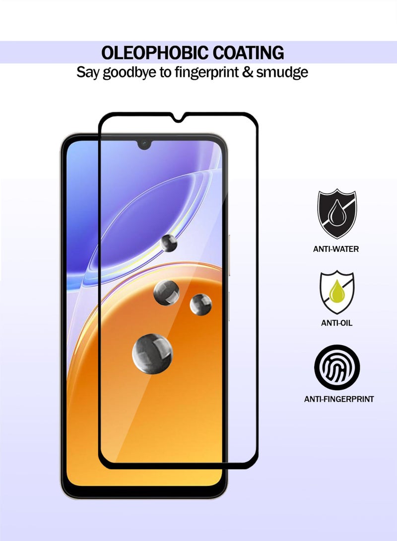 JOMILA Vivo Y21 5G Screen Protector - Premium Full Screen Tempered Glass For Vivo Y21 5G , High Transparency, Delicate Touch, Anti-Explosion, Smooth Arc Edges, Easy Installation - Image 3