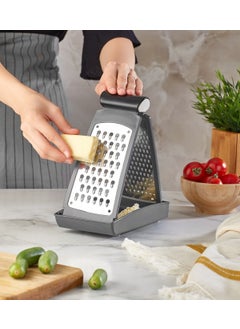 Stainless Luxury Multifunctional Practical Foldable Grater with Chamber