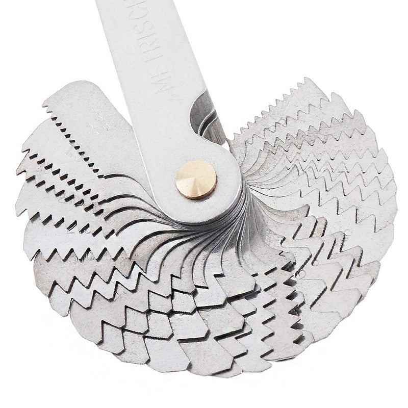ChgImposs Metric & Imperial & US Screw Gauge SAE Whitworth 55 Degree & Metric 60 Degree & & US 60 Degree Thread Pitch Gauge for Industrial Measurement - Image 5