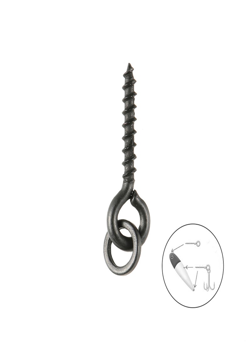 COONOR 100Pcs Threaded Boilie Bait Screws for Carp Hair Rigs Hooks Carp Fishing Terminal Tackle - Image 5