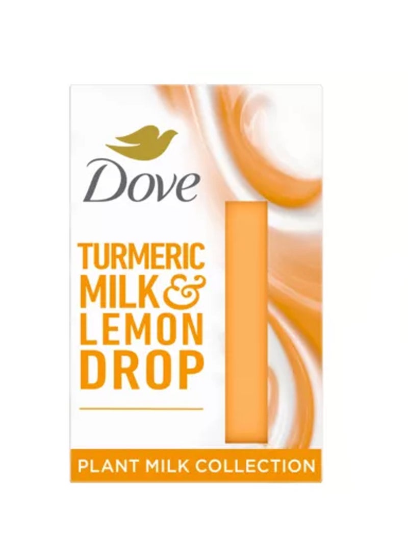 Dove, Plant Milk Cleansing Bar Soap, Turmeric Milk & Lemon Drop, 5 oz
