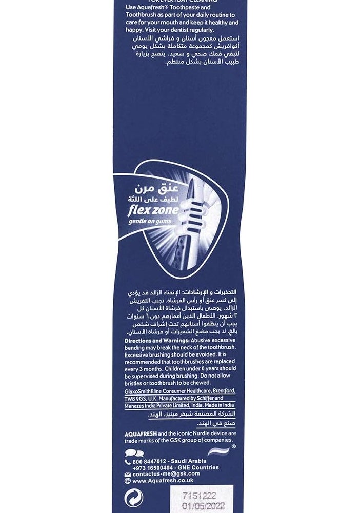 Aquafresh Standard Toothbrush with Medium Bristles - Image 4