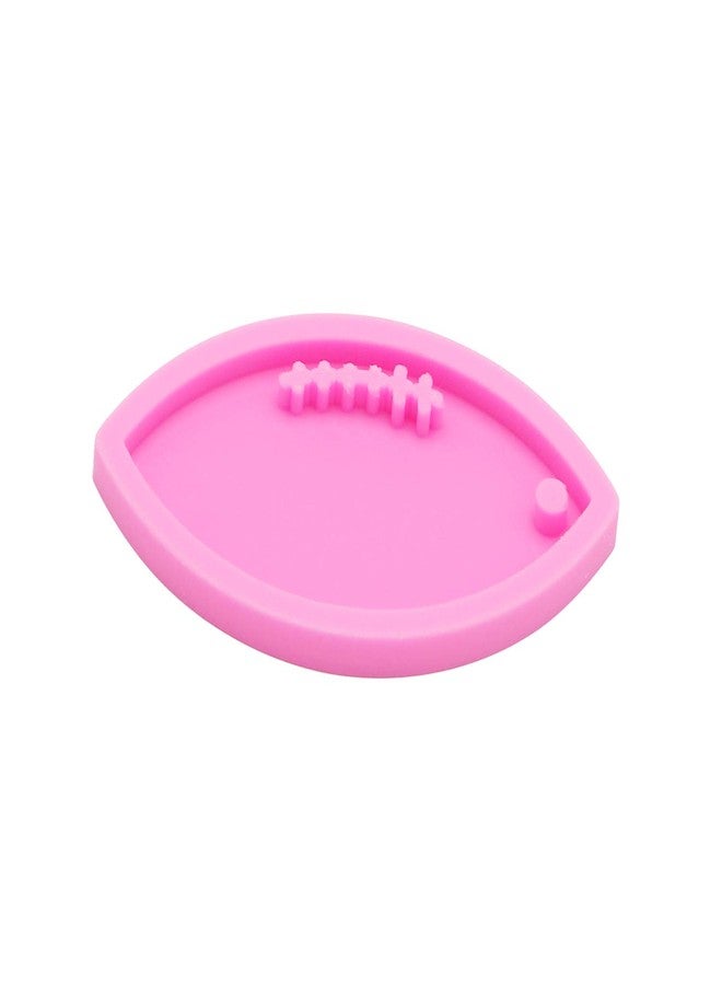 Angel Wings Super Glossy Football Keychain Molds Rugby-Shape Resin Silicone Mold for Key Ring Pendant Epoxy Resin Craft Silicone Molds for Resin Casting Polymer Clay Mould - Image 5