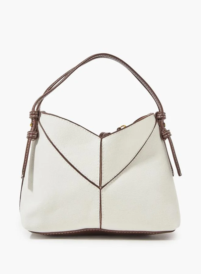 ستايلي Off White Handbag with Purse