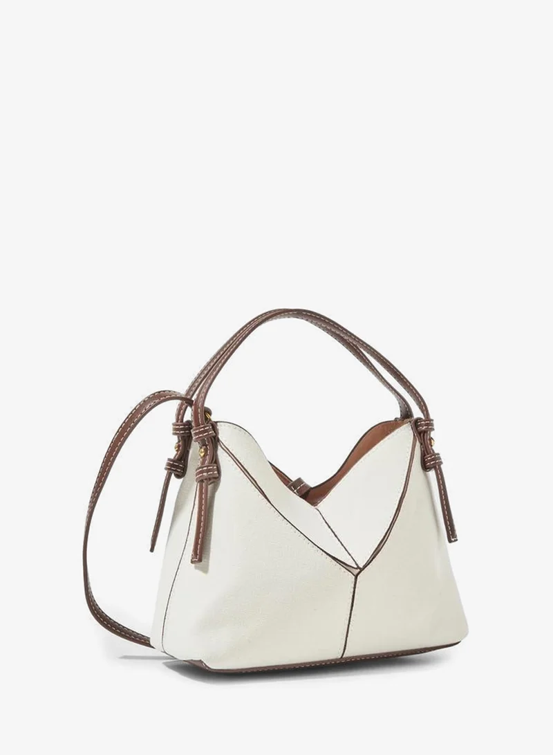 Styli  Off White Handbag with Purse for Women | Best Price UAE