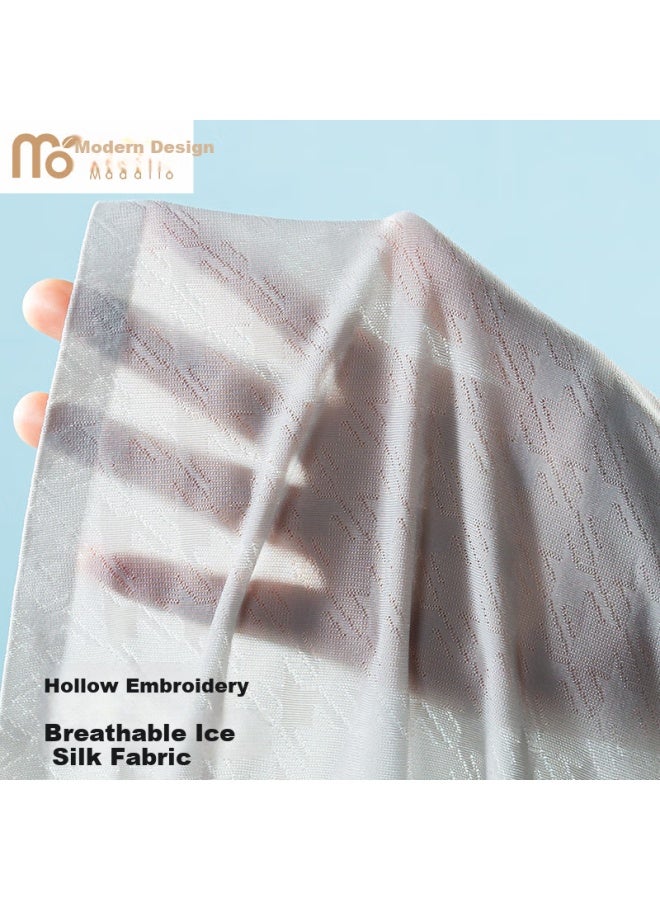 Modal Men's Underwear 120s Ice Silk Seamless Breathable Boxer Briefs Mesh 10a Antibacterial Loose Shorts 25 Years - Image 4