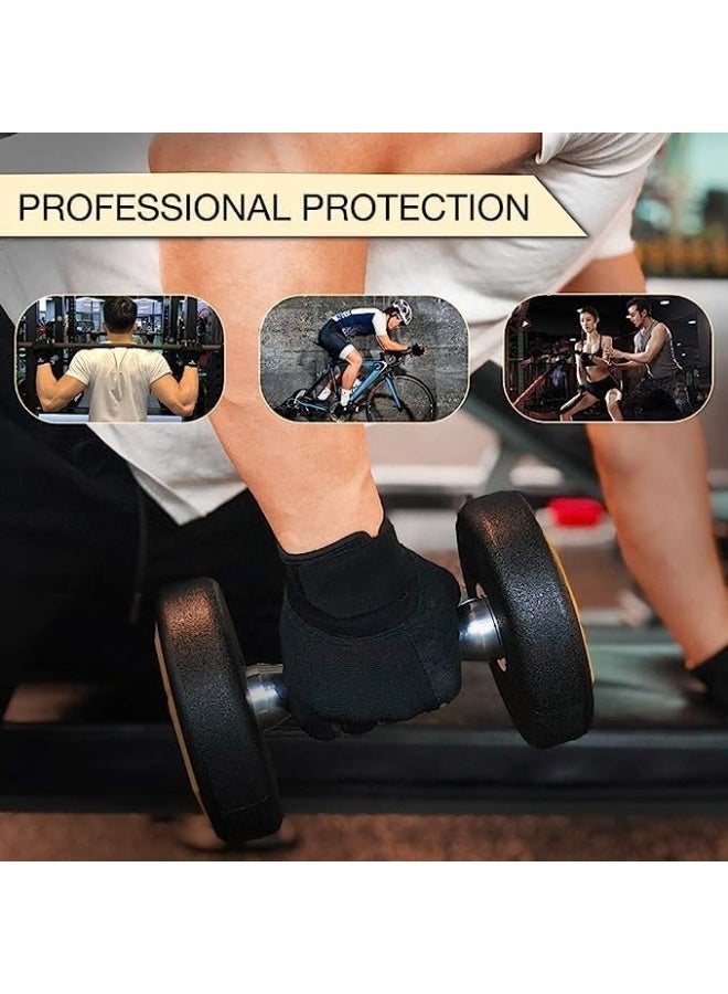 إم مياويان قفازات اللياقة البدنية للرجال والنساء، مناسبة لرفع الأثقال وركوب الدراجات والصالة الرياضية والتدريب والقفازات الرياضية، قابلة للتنفس ومريحة - Image 5