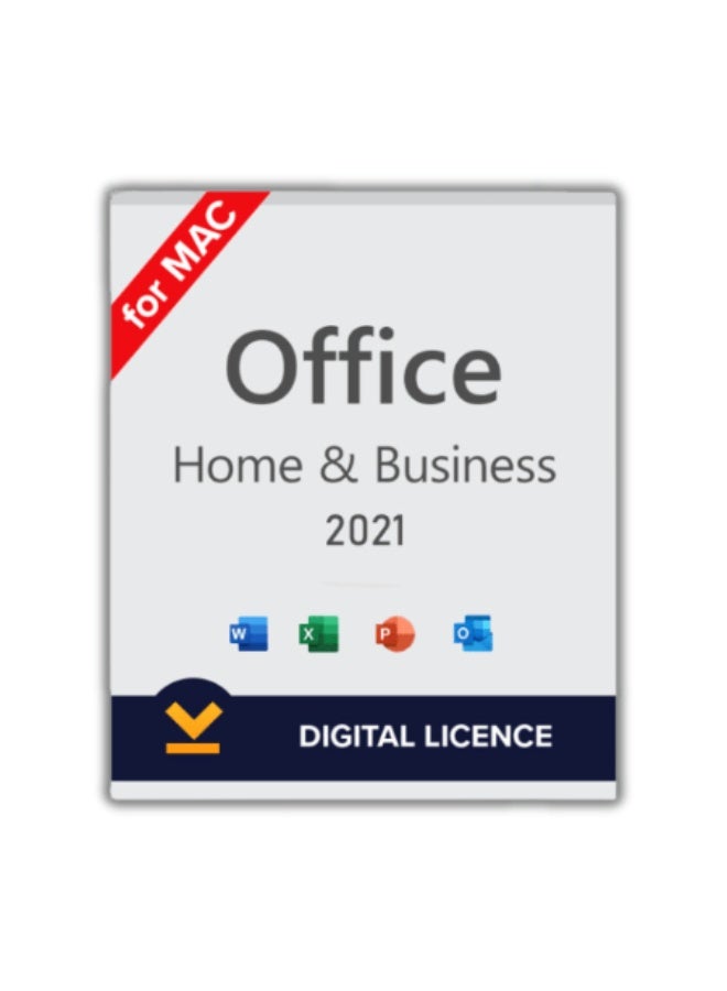 Office Microsoft Office 2021 Home & Business Mac | Lifetime single device | Digital key | Global activation
