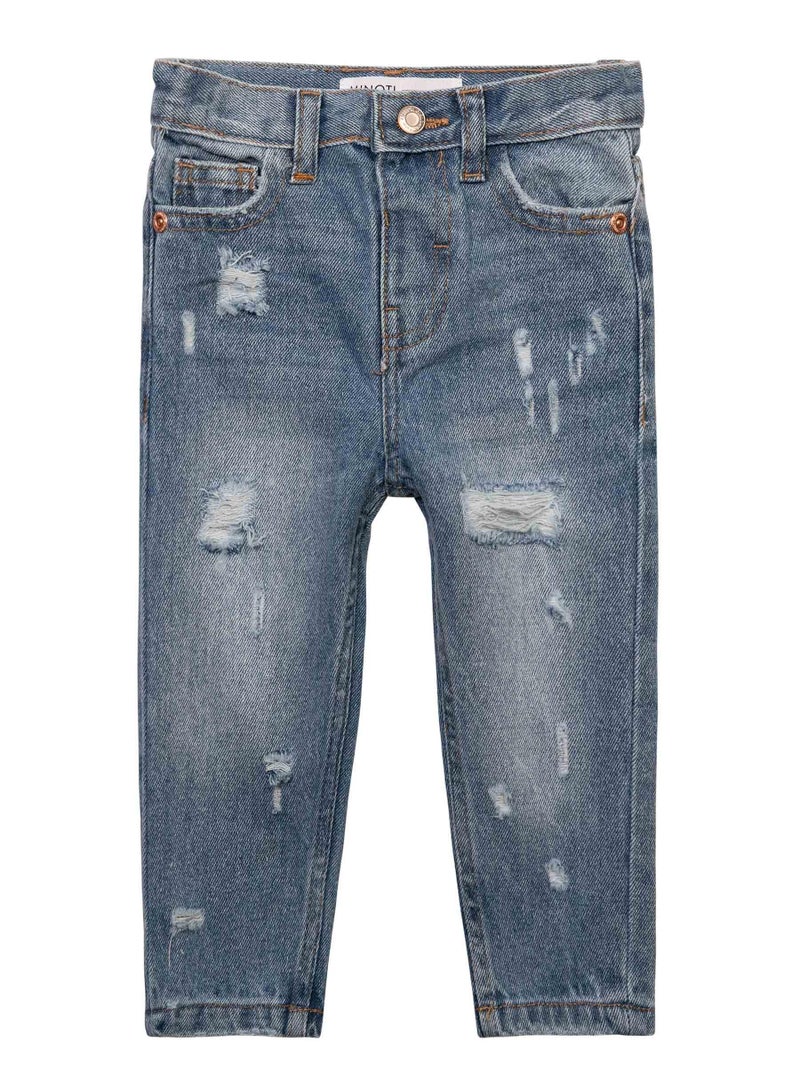 MINOTI Girls Denim Jeans  - Image 1