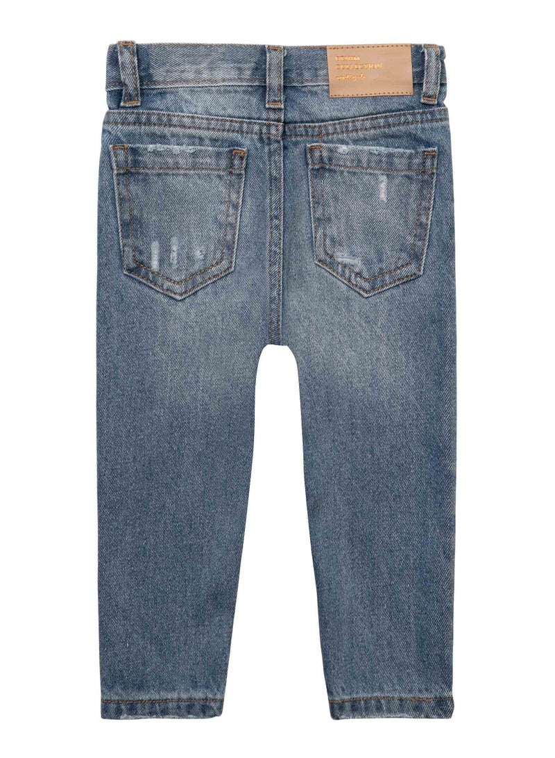 MINOTI Girls Denim Jeans  - Image 2