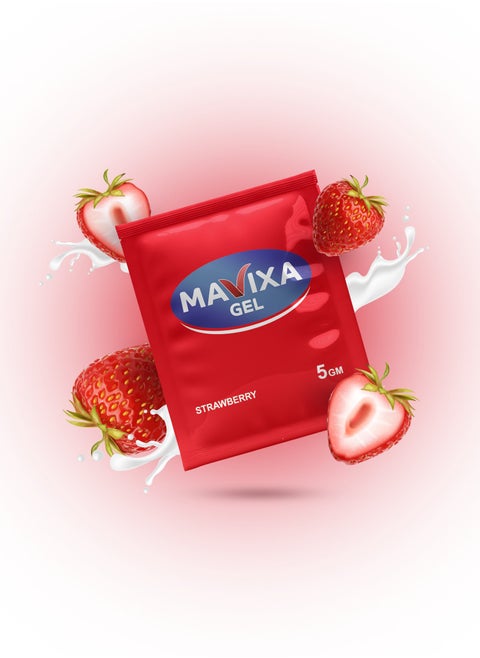 Mavixa Lubricant Gel Strawberry- 20 Sachets 5 Gm