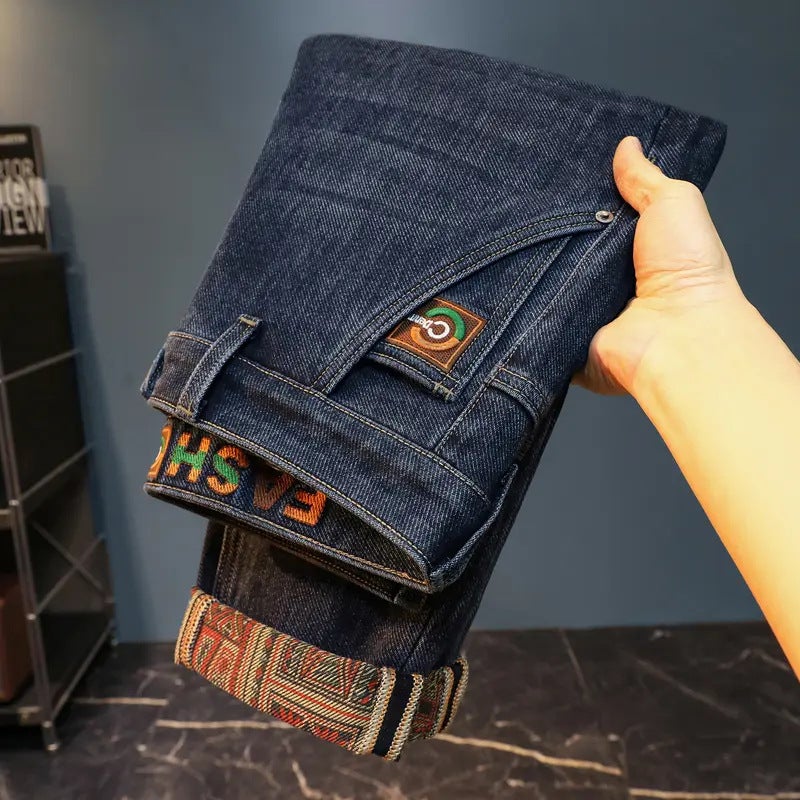 Unisex Classic Denim Jeans Loose Fit Daily Outdoor Wear - Image 4