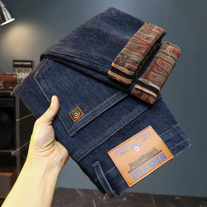 Unisex Classic Denim Jeans Loose Fit Daily Outdoor Wear - Image 2