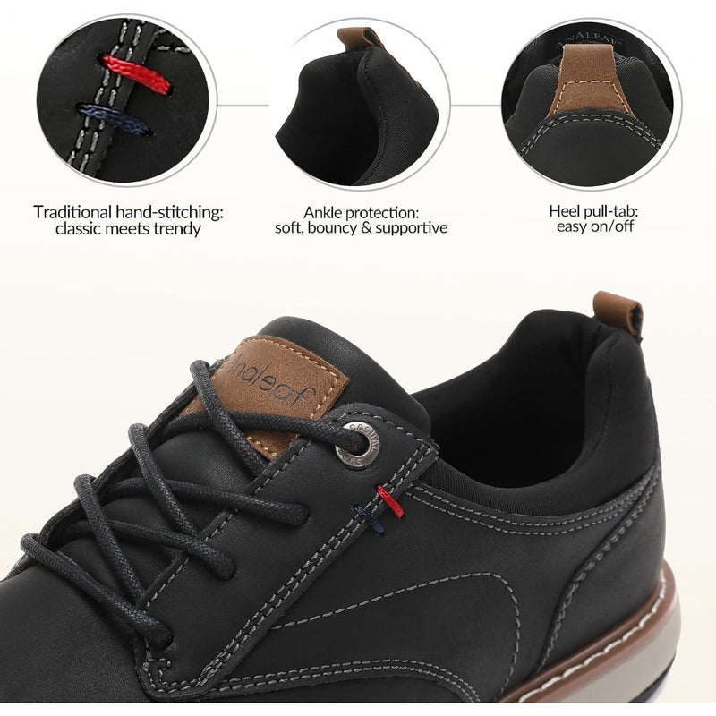 Mens Dress Sneakers Oxfords Comfortable Casual Shoes - Image 5
