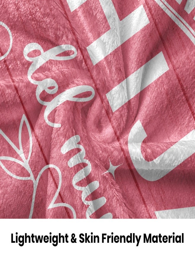 Thickened blanket, air - conditioner nap blanket with text messages, sent to father and mother. Envelope - style blanket, 130cm*150cm - Image 3