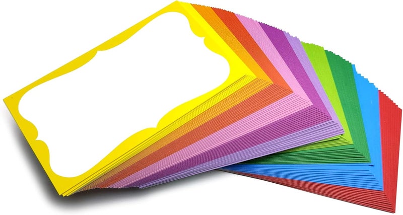 PPAPPAPPIYO 3.5x2 colorful index cards (100) Paper - Blank (Multicolor) - Image 1