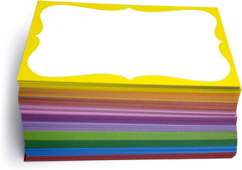 PPAPPAPPIYO 3.5x2 colorful index cards (100) Paper - Blank (Multicolor) - Image 2