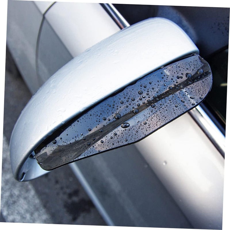 Flexible purchase choices 10pairs Car Rear View Mirror Rain Shield Rain Cover Visor for Car Material Sun Visor Suvs Trucks Strategic warehouse site - Image 4