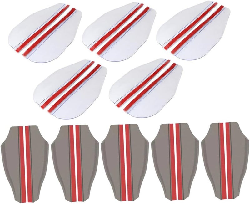 Flexible purchase choices 10pairs Car Rear View Mirror Rain Shield Rain Cover Visor for Car Material Sun Visor Suvs Trucks Strategic warehouse site - Image 1