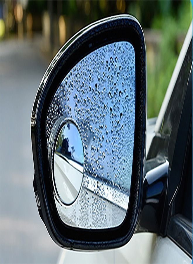 general مرآة الرؤية الخلفية للسيارة ذات كوب الشفط مرآة دائرية صغيرة للسيارة مرآة مساعدة للرجوع للخلف مرآة مراقبة النقطة العمياء عالية الدقة - Image 4