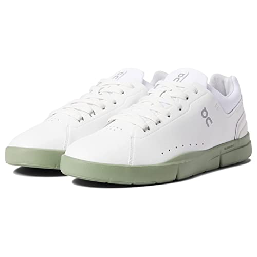 ON Mens The Roger Advantage Textile Synthetic White Reseda Trainers 11 US - Image 3