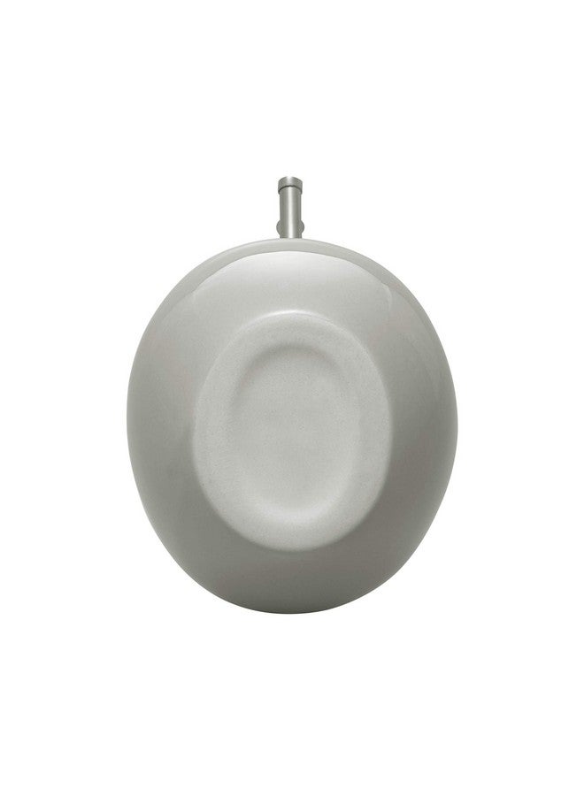 Rachael Ray Rachael Ray Solid Glaze Ceramics EVOO Olive Oil Bottle Dispenser with Spout - 24 Ounce , Gray  - Image 4