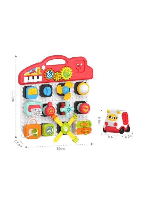 Puzzle Music Block Exploration Board（Interactive Motor Skill Developmen）