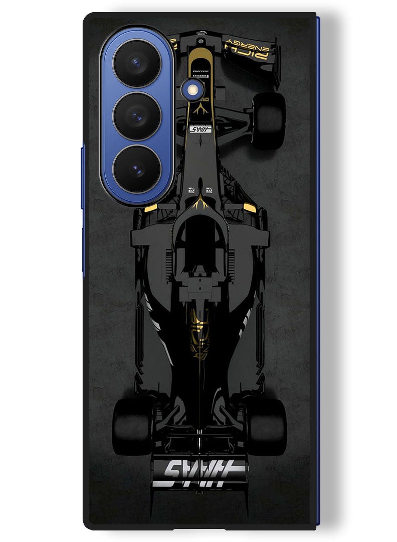 Theodor Case Compatible with Samsung Galaxy Z Fold 7 - 8 Inch Protection Shockproof Bumper Cover Sports Car - Image 1