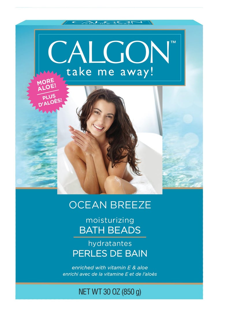 Calgon Calgon Ultra-Moisturizing Bath Beads, Ocean Breeze, 30 Ounce (Pack of 2) 