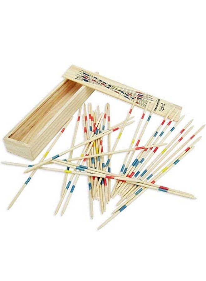 Trinkets & More Trinkets & More - Mikado | Wooden 31 Pick-Up Sticks | Best Return Gift | Fun Family Indoor Board Game for Adults and Kids 5+ Years (Pack of 4) - Image 3