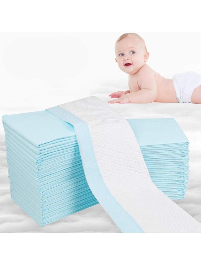 Generic - 60x45cm Medium Disposable Changing Pad Leak-Proof Underpad Bed Table Protector Mat, Soft Non-Woven Fabric , 50 Pieces - Image 1