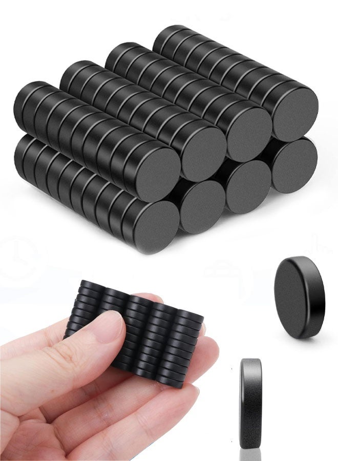 مغناطيسات صغيرة، عبوة من 100 مغناطيس أسود للثلاجة، 20 × 1 مم، مغناطيسات أرضية نادرة، مغناطيس نيوديميوم للأعمال اليدوية، والسبورة البيضاء، وخزائن المطبخ - Image 1
