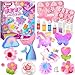 Golray Soap Making Craft Kit for Kids Girl Toys Make 40 Pcs Soap Supplies with UnicornMermaidButterfly Model 2 Essential Oil DIY Science Art and Craft Kit for Kid Girl Age 57 812 Year Old Gift - Image 2
