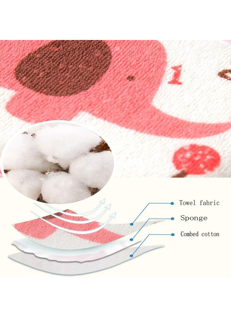 CMGTYYD 3 PCS Baby Bath Sponge Set, Baby Shower Sponge Soft with Pure Cotton, Baby Bath Sponge, Cartoon Animal Infants Bath Sponge for Sensitive Skin  - Image 2
