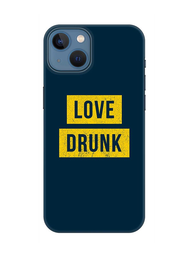 Stylizedd Case for Apple iPhone 14 Plus Case Slim Snap Classic Series Mobile Cover Hard PC Shield Matte Finish Print - LoveDrunk