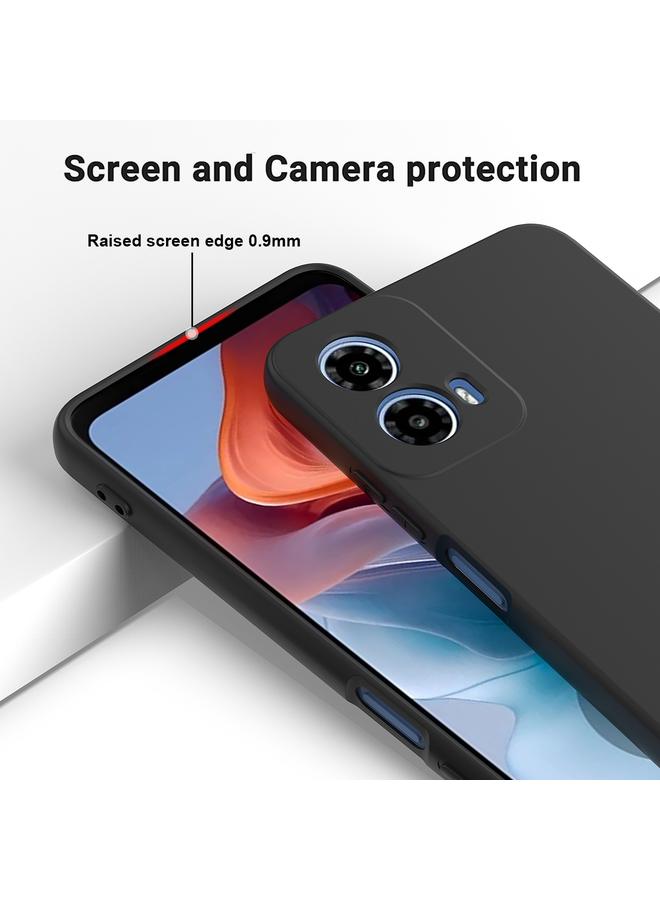 اس-توب جراب لهاتف Motorola Moto G Power 2024 مصنوع من السيليكون السائل المقاوم للصدمات بلون نقي - Image 4