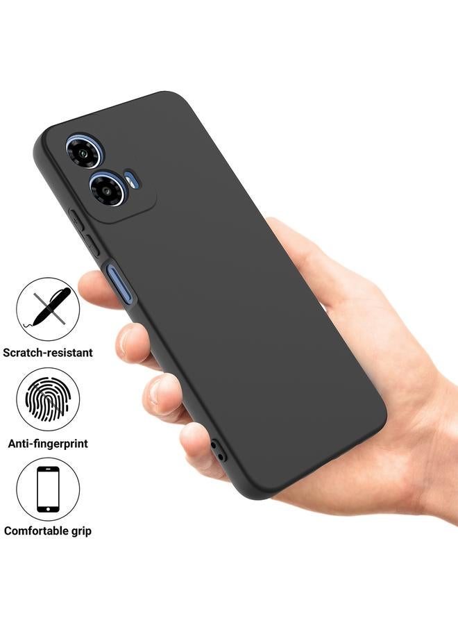 اس-توب جراب لهاتف Motorola Moto G Power 2024 مصنوع من السيليكون السائل المقاوم للصدمات بلون نقي - Image 2