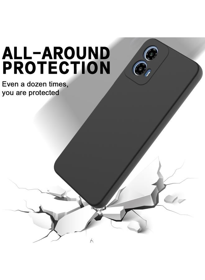اس-توب جراب لهاتف Motorola Moto G Power 2024 مصنوع من السيليكون السائل المقاوم للصدمات بلون نقي - Image 5