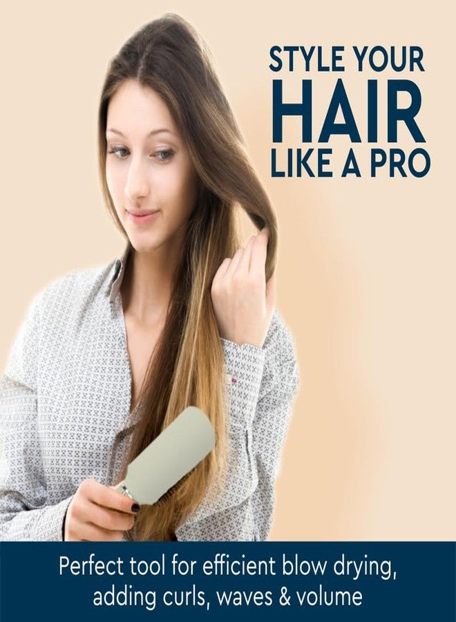 GUBB Serenity Hues Noir Essentials Styling Brush | Premium Hair Brush for Gentle Detangling & Styling | Perfect for - Women & Men | Smooth Finish - Image 4