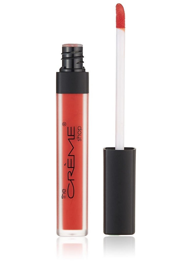 The Crème Shop "My Wand & Only" Matte Liquid Lipstick Coral Me Baby  - Image 2