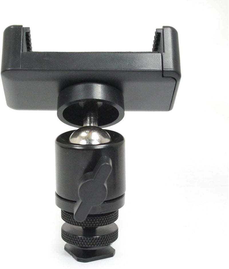 SHOPEE رأس كرة قفل مع حامل هاتف ومجموعة محول حذاء ساخن للاستخدام مع كاميرات DSLR أو الحوامل الثلاثية. - Image 3